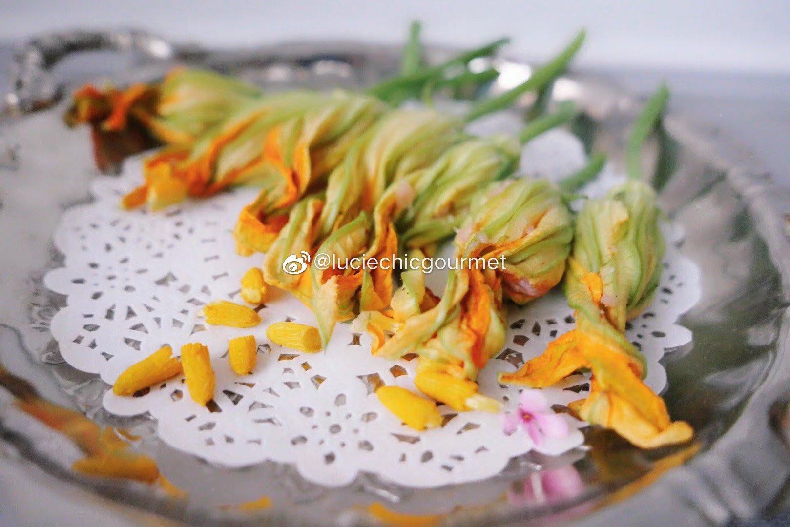 法國經典食譜10 櫛瓜花鑲肉fleurs De Courgettes Farcies Lucie Chic Gourmet